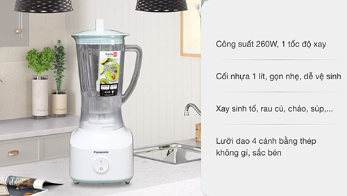 Máy xay sinh tố Panasonic MX-M100GRA - Samnec điện máy