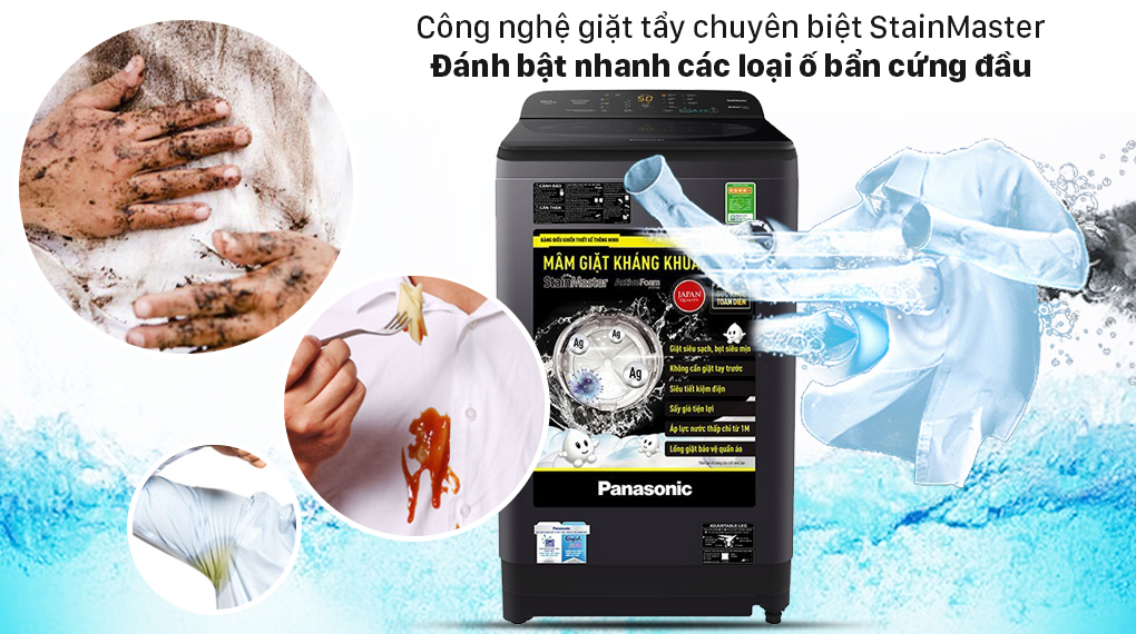 Coong nghệ giặt StainMaster - Samnec Điện Máy