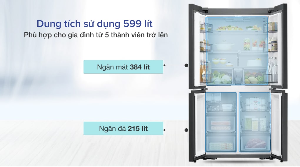 Tủ lạnh 599 lít - Samnec ĐIện Máy