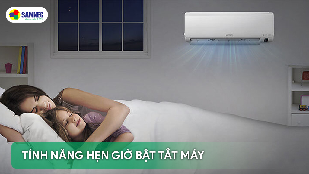 Dùng điều hòa tiết kiệm điện hơn nhờ tính năng hẹn giờ bật tắt máy