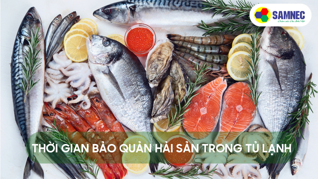 Hải sản bảo quản trong tủ lạnh