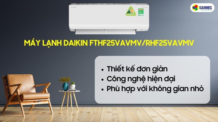 Máy lạnh 1 ngựa Daikin sở hữu nhiều công nghệ hiện đại