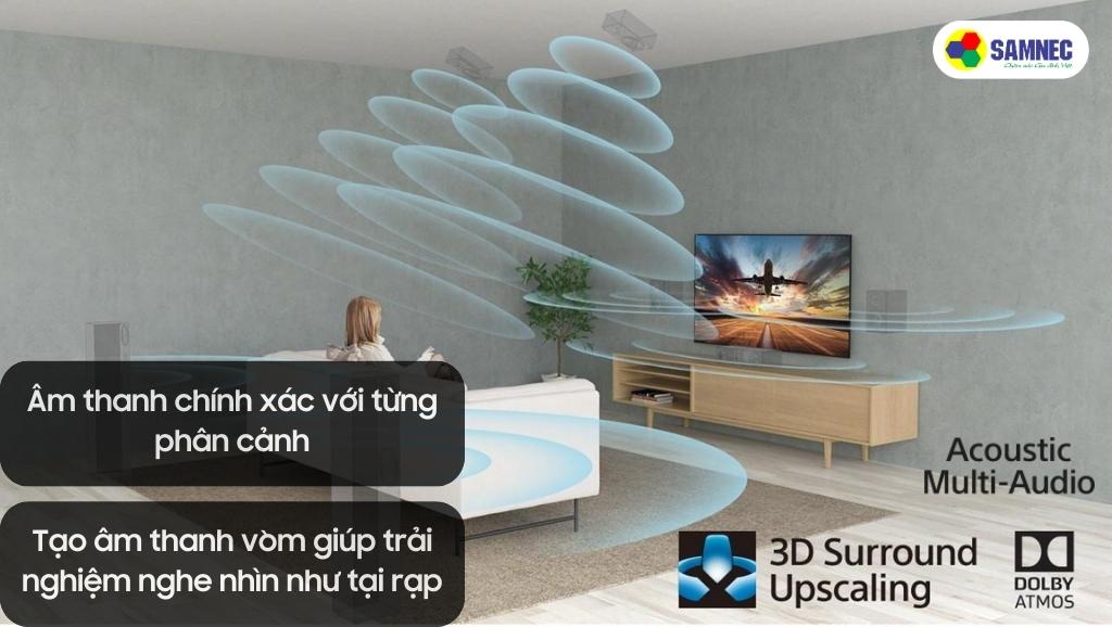 Tivi Sony X95K với công nghệ Acoustic Multi-Audio và Dolby Atmos™