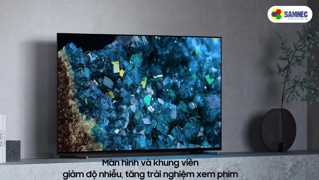 Thiết kế của thanh mảnh của Tivi Sony A80L