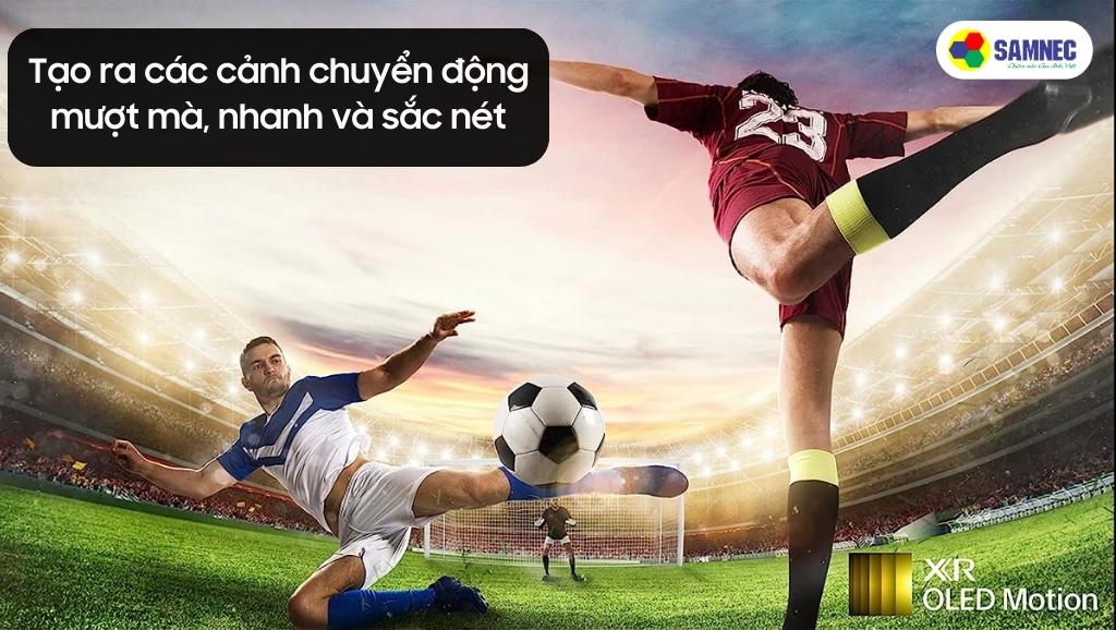 Công nghệ XR OLED Motion tạo ra hình ảnh mượt mà của Tivi Sony A80L