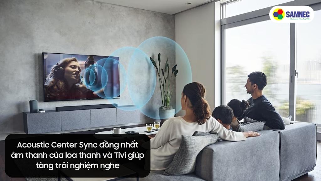 Tính năng Đồng bộ hóa âm thanh tại trung tâm của Tivi Sony A80L