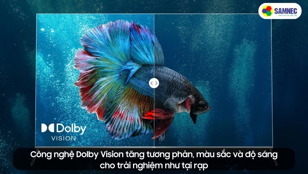 Công nghệ Dolby Vision™ gia tăng màu sắc và độ sáng của Tivi Sony A80L