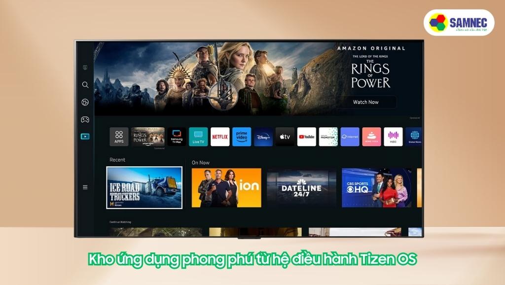 Tivi Samsung AU7002 sử dụng hệ điều hành Tizen OS
