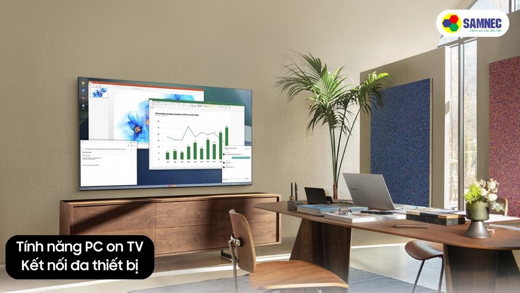 Tính năng PC on TV của Tivi Samsung AU7002