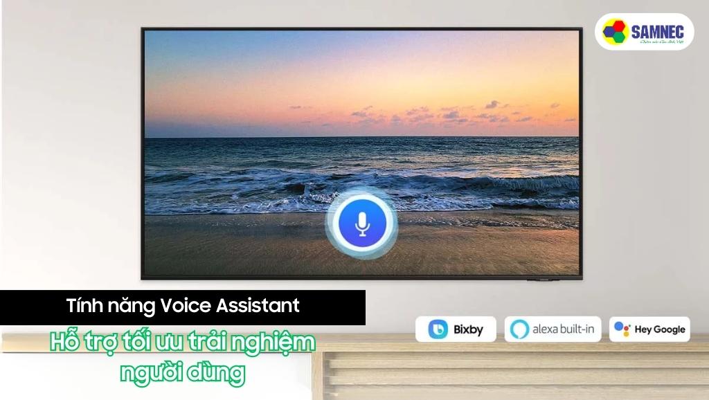 Tính năng Multiple Voice Assistant - trợ lý ảo dành cho Tivi Samsung CU8500