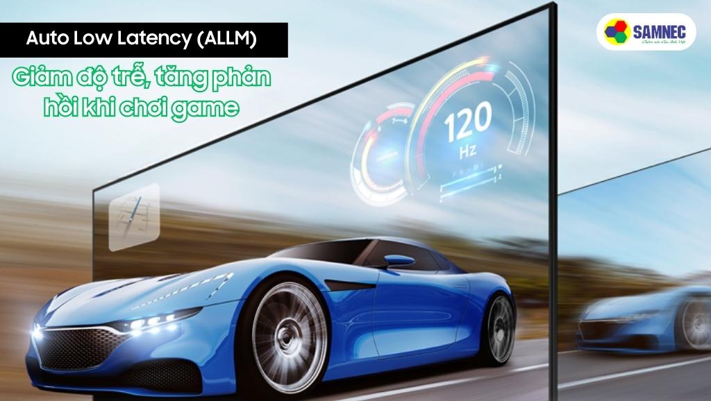 Auto Low Latency giúp trải nghiệm game trở nên mượt mà trên Tivi Samsung CU8500