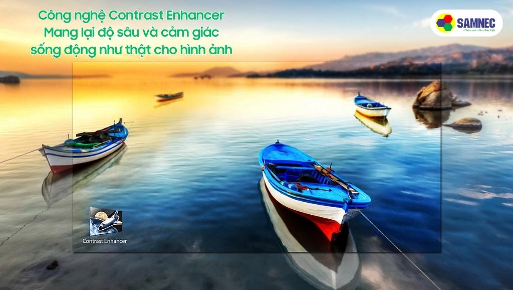 Contrast Enhancer là công nghệ giúp nâng cấp độ tương phản cho Tivi Samsung CU8500