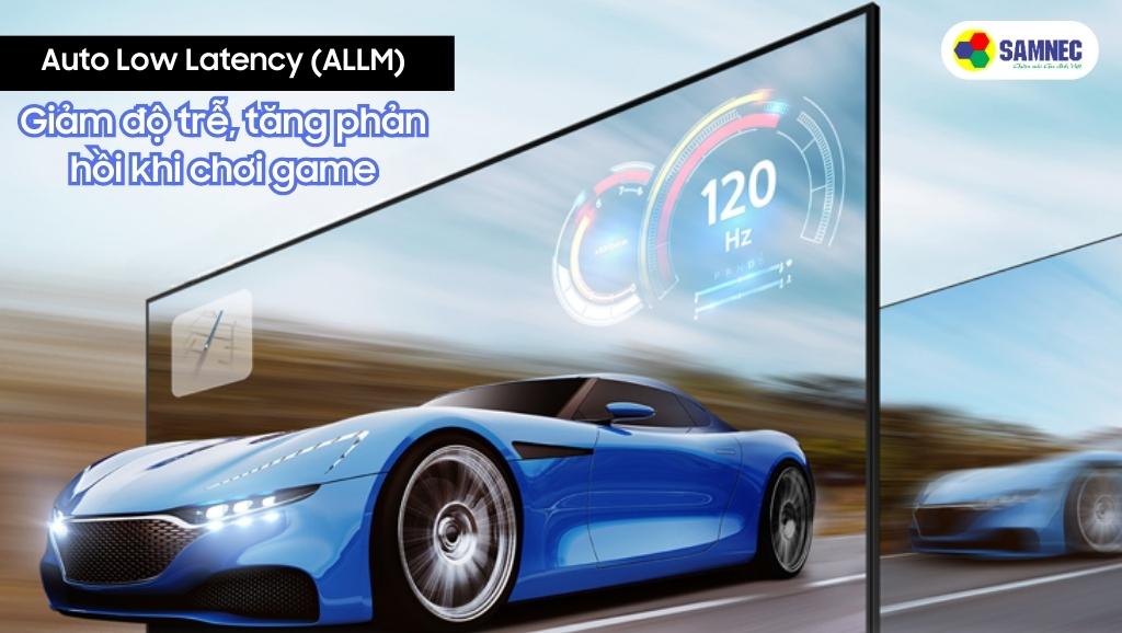 Auto Low Latency trên tivi Samsung CU8500 sẽ tự động giảm thiểu độ trễ khi chơi game