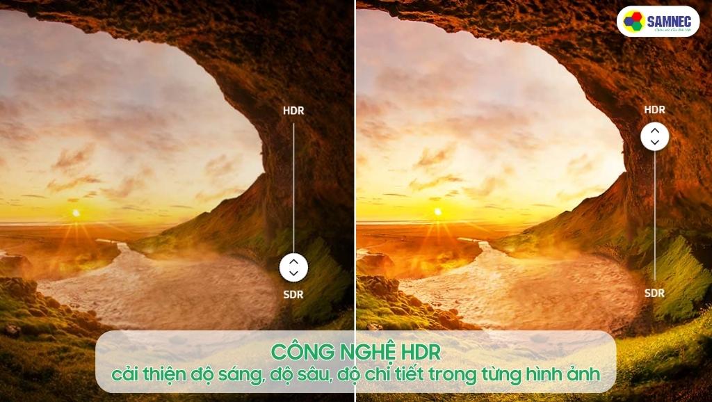 Công nghệ HDR trên tivi Samsung AU8100