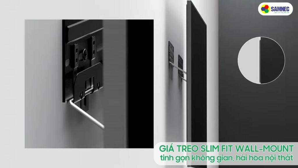 Giá treo Slim Fit Wall-Mount giúp tinh gọn không gian của tivi Samsung AU8100