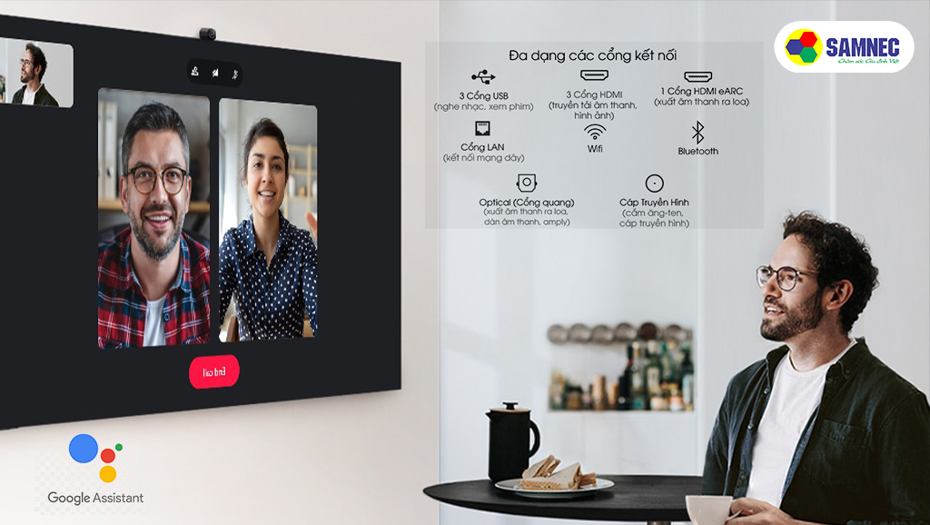 Chia sẻ và tìm kiếm bằng giọng nói trên tivi 8K Samsung