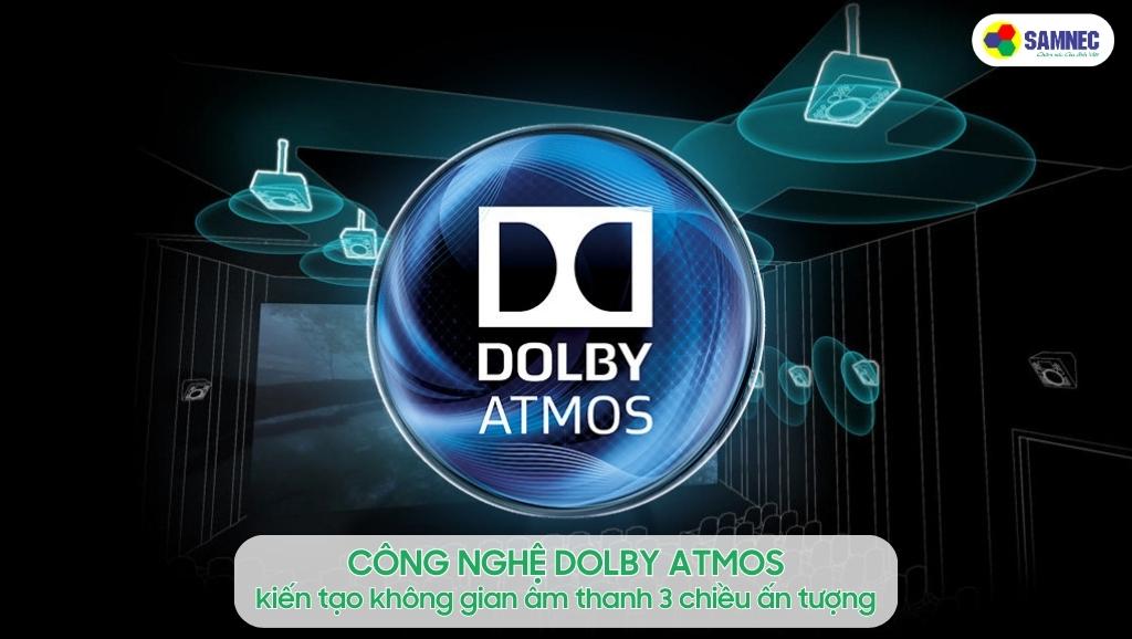 Công nghệ Dolby Atmos kiến tạo âm thanh trong tivi Sony X75K