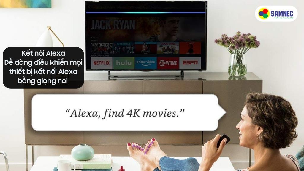 Hỗ trợ kết nối Alexa của Tivi Sony X80L
