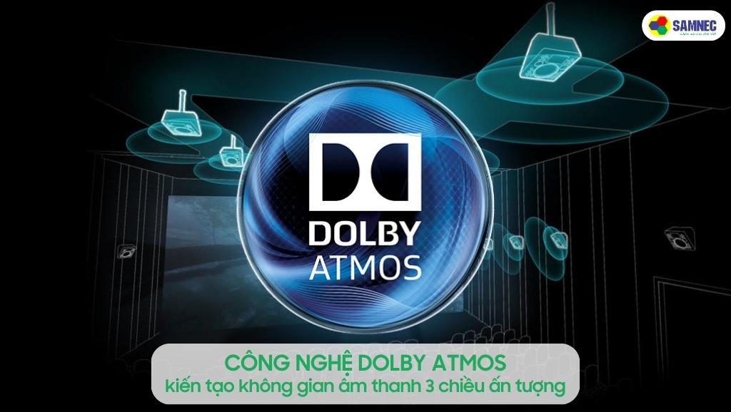 Công nghệ Dolby Atmos kiến tạo không gian âm thanh 3 chiều cho tivi Sony X90L