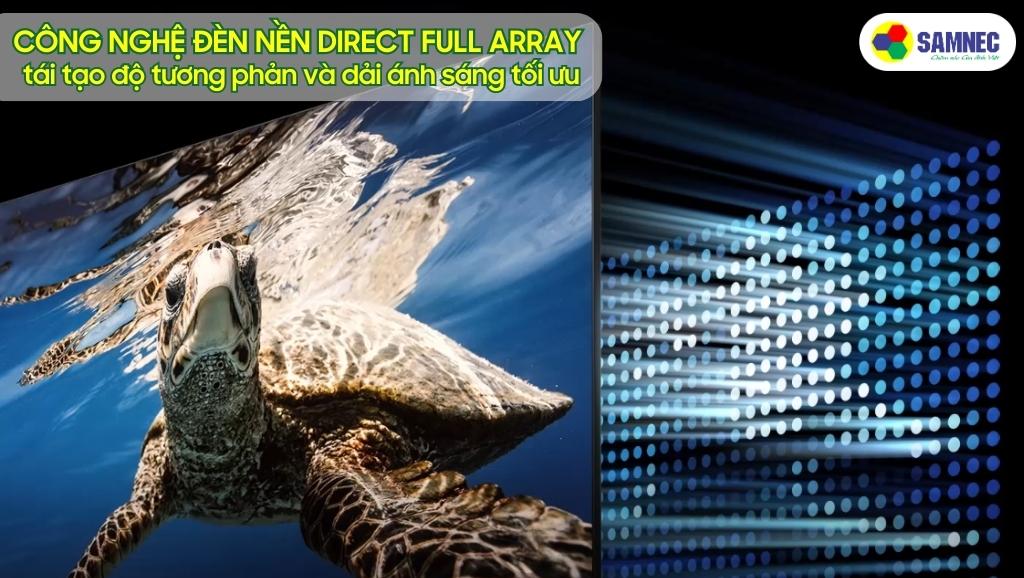 Công nghệ đèn nền Direct Full Array trên tivi Samsung Q80C