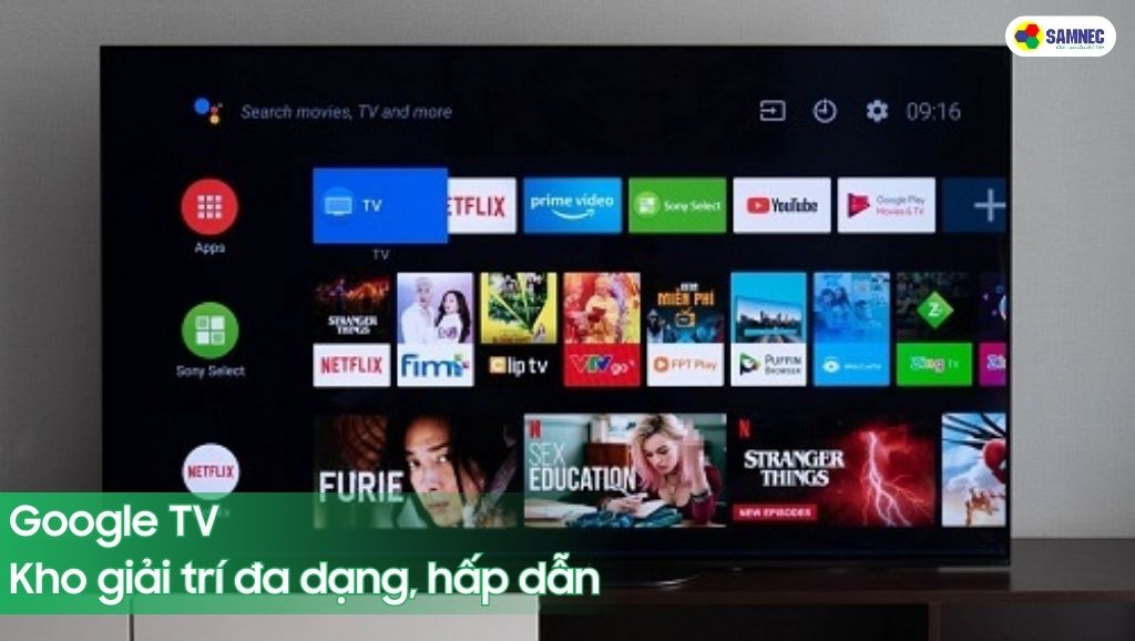 Google TV trên TV Sony