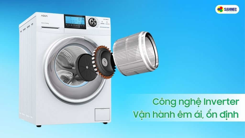 Công nghệ Inverter của máy giặt cửa ngang