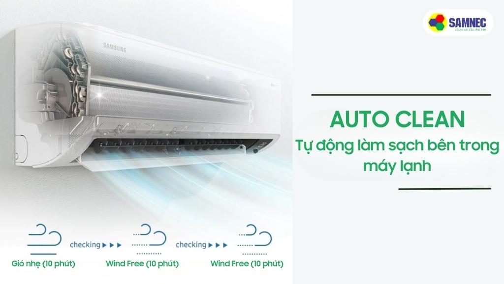 Tính năng Auto Clean của máy lạnh Samsung AR10TYGCDWKNSV