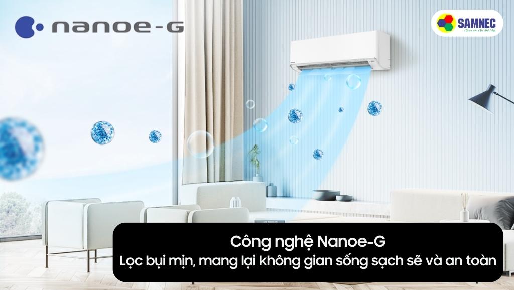 Công nghệ Nanoe-G của máy lạnh Panasonic Inverter 1 HP CU/CS-PU9ZKH-8M