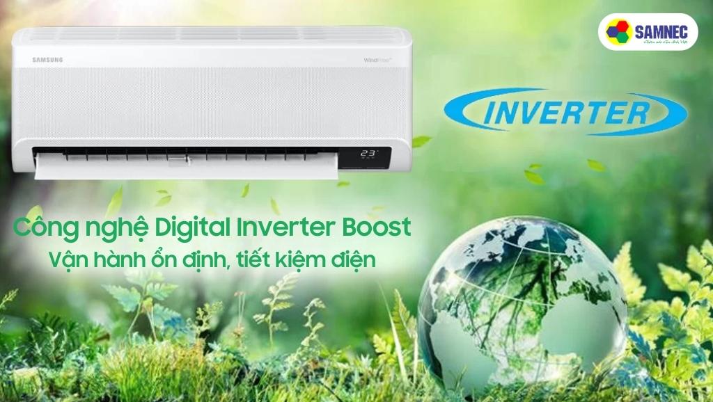 Công nghệ Digital Inverter Boost của máy lạnh Samsung 1 HP AR10TYGCDWKNSV