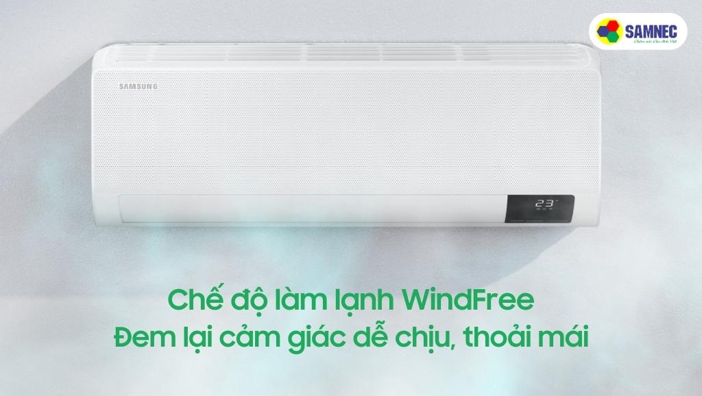 Chế độ làm lạnh WindFree của máy lạnh Samsung AR10TYGCDWKNSV