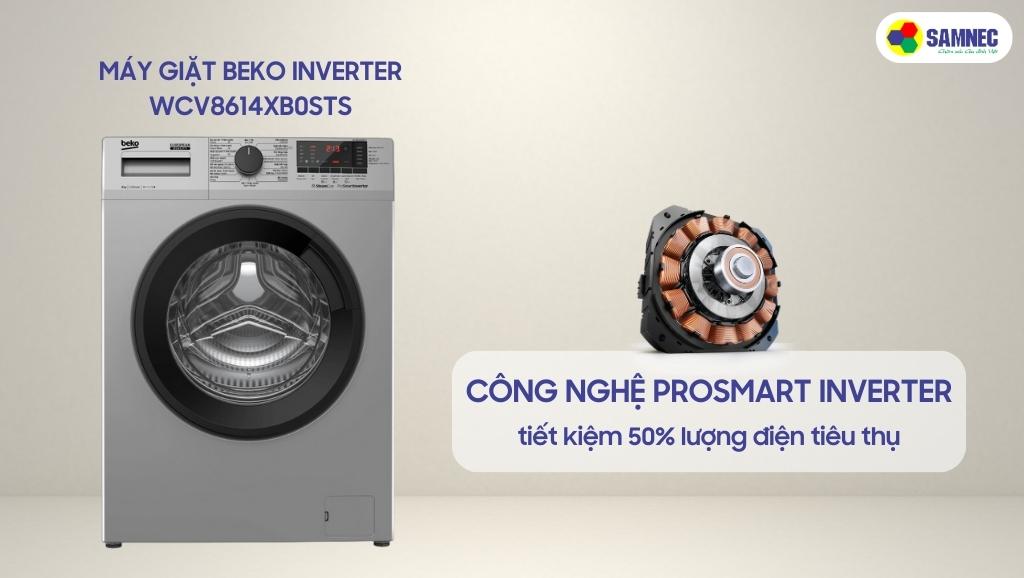 Máy giặt Beko AR09TYHQASINSV với công nghệ Prosmart Inverter