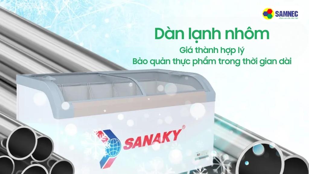 Dàn lạnh nhôm giúp tủ đông bảo quản thực phẩm lâu, giá hợp lý