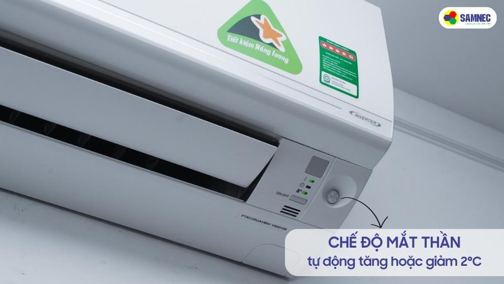 Điều hòa Daikin Inverter FTKC25UAVMV/RKC25UAVMV với mắt thần thông minh