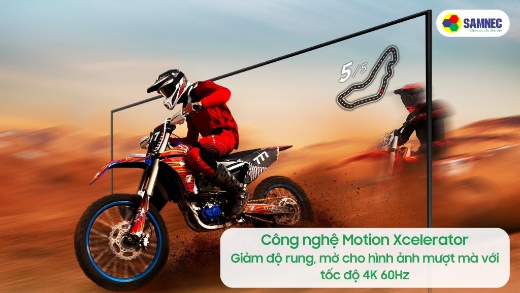 Công nghệ Motion Xcelerator của tivi Samsung 2023