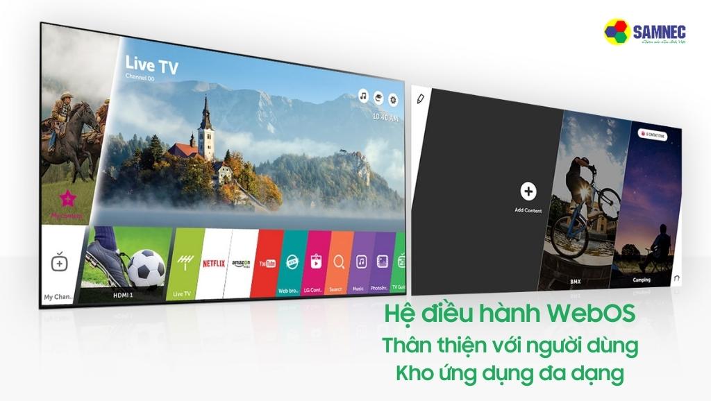 Hệ điều hành WebOS của Tivi LG G1PTA
