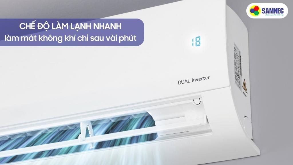 Chế độ làm lạnh nhanh trong không gian