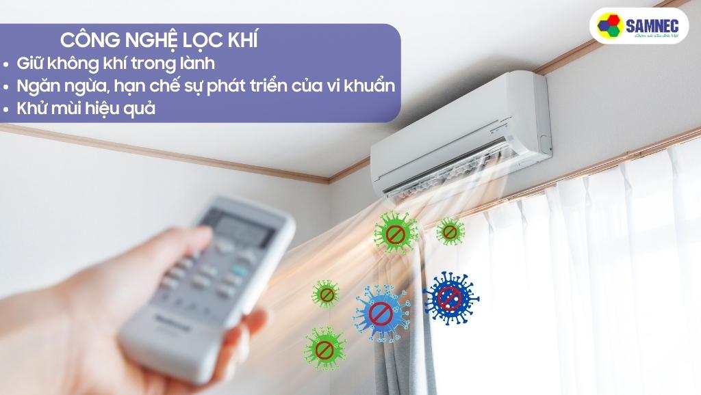 Công nghệ lọc khí của điều hoà