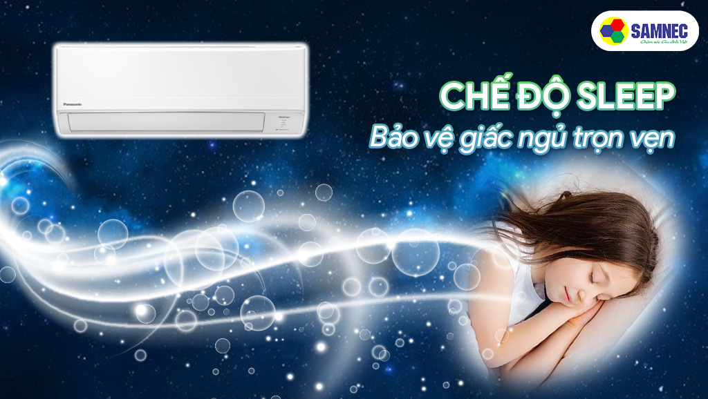 Chế độ ngủ Sleep điều hòa Panasonic Inverter 1 HP CU/CS-PU9ZKH-8M