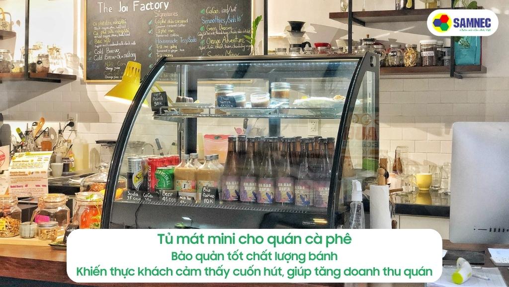 Tủ mát mini cho quán cà phê