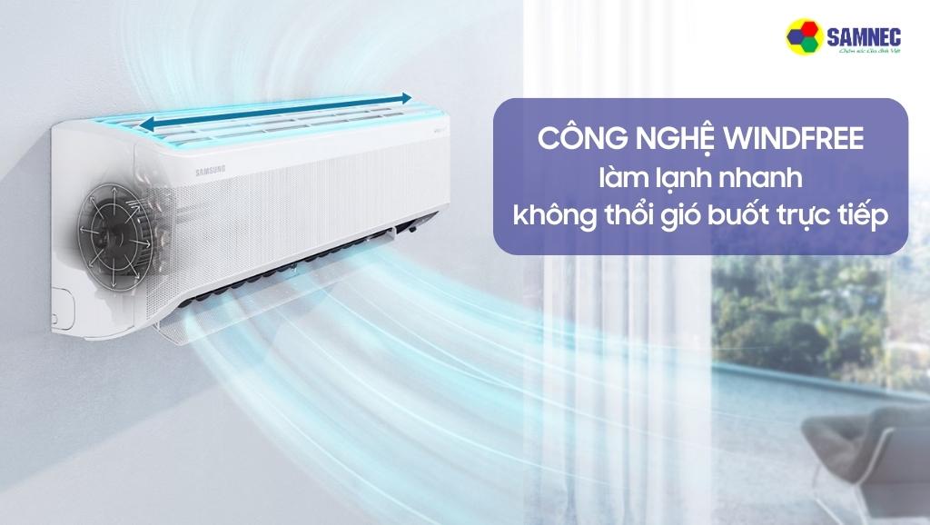 Công nghệ WindFree trên điều hoà Samsung
