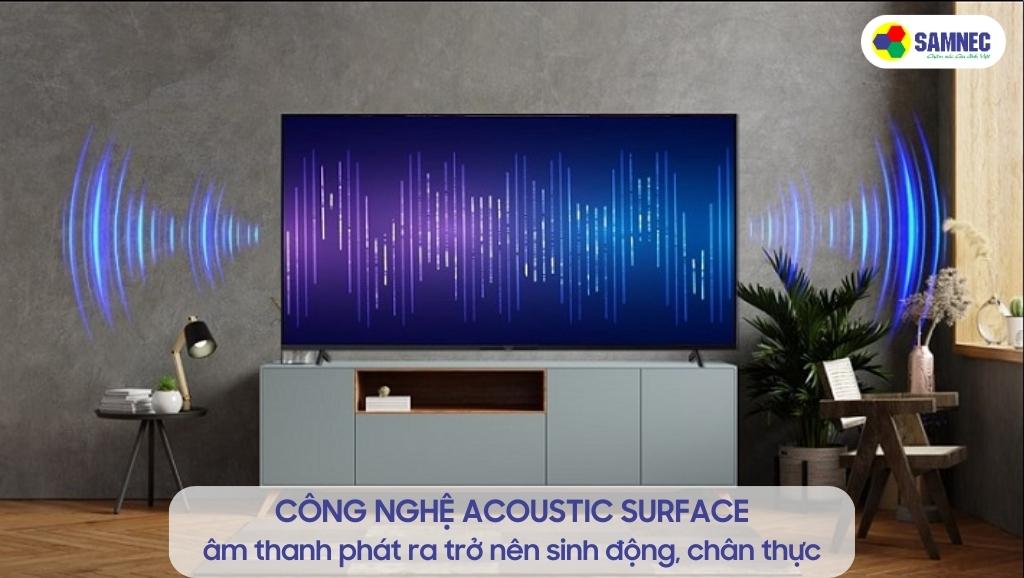 Công nghệ Acoustic Surface trên tivi Sony