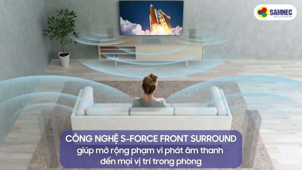 Công nghệ S-Force Front Surround trên tivi Sony