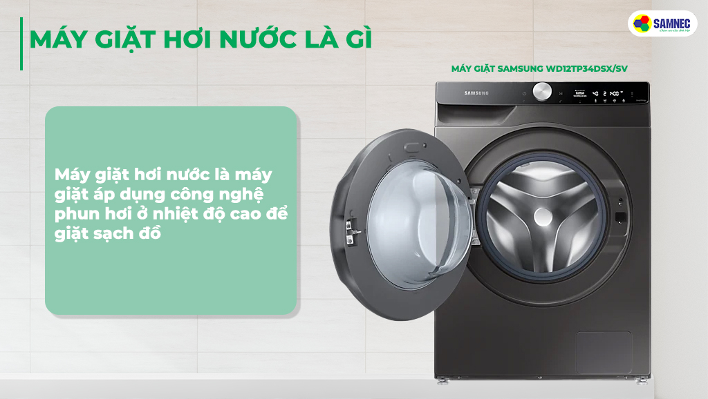 Thông tin cơ bản về máy giặt hơi nước