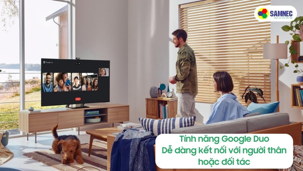 Tính năng Google Duo của Tivi Samsung QN900C