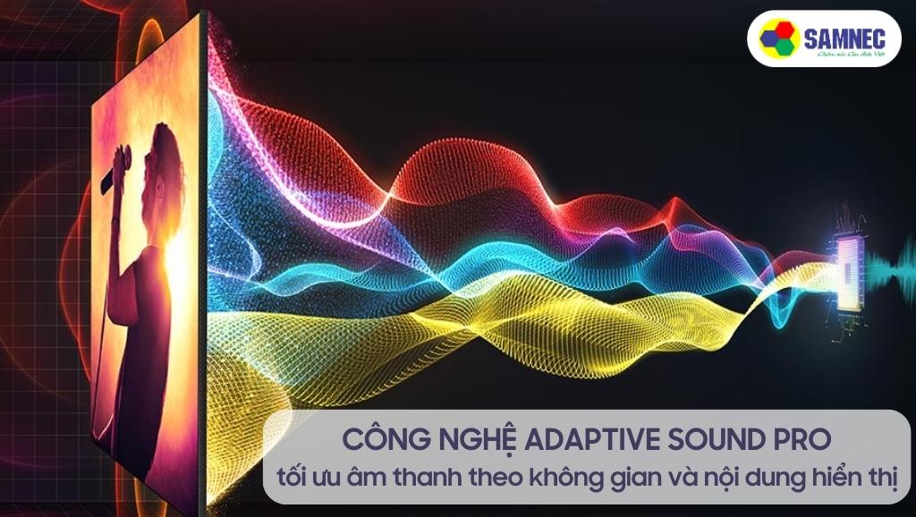 Công nghệ Adaptive Sound Pro của tivi Samsung QN800C