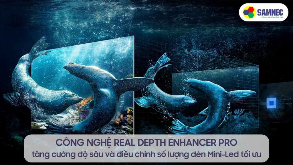Công nghệ Real Depth Enhancer Pro của tivi Samsung QN800C