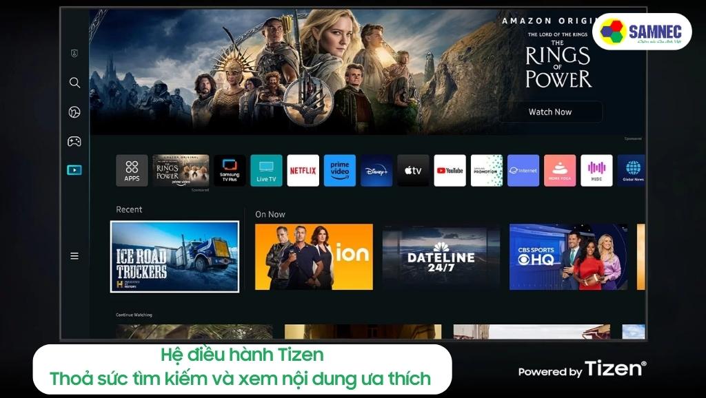 Hệ điều hành Tizen của Tivi Samsung QN85C