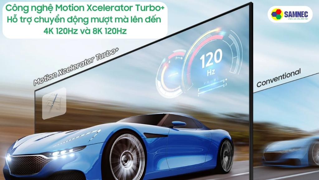 Công nghệ Motion Xcelerator Turbo+ trên Tivi Samsung QN85C