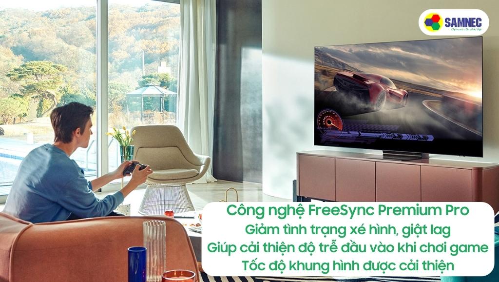 Công nghệ FreeSync Premium Pro trên Tivi Samsung QN85C