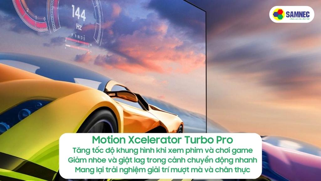 Công nghệ Motion Xcelerator Turbo Pro của Tivi Samsung S95C